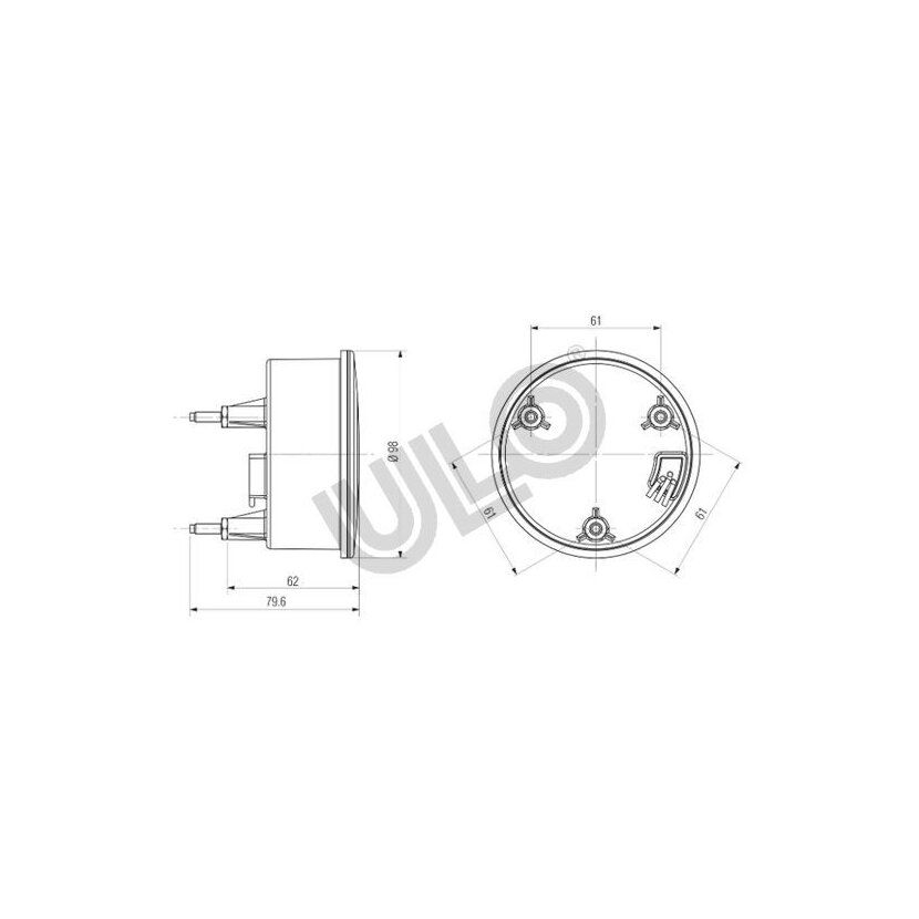 ULO Heckleuchte 1701002 für 53RS301384