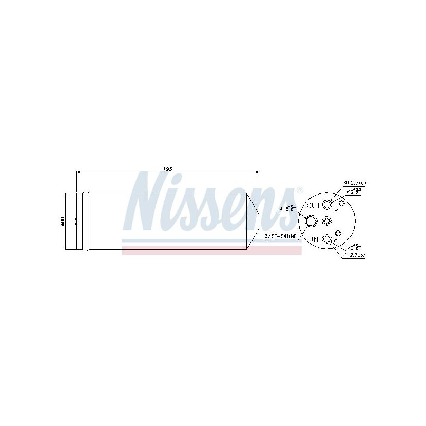 NISSENS Trockner, Klimaanlage 95082 für KMB898319