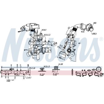 NISSENS Lader, Aufladung 93516 für 03L145701G