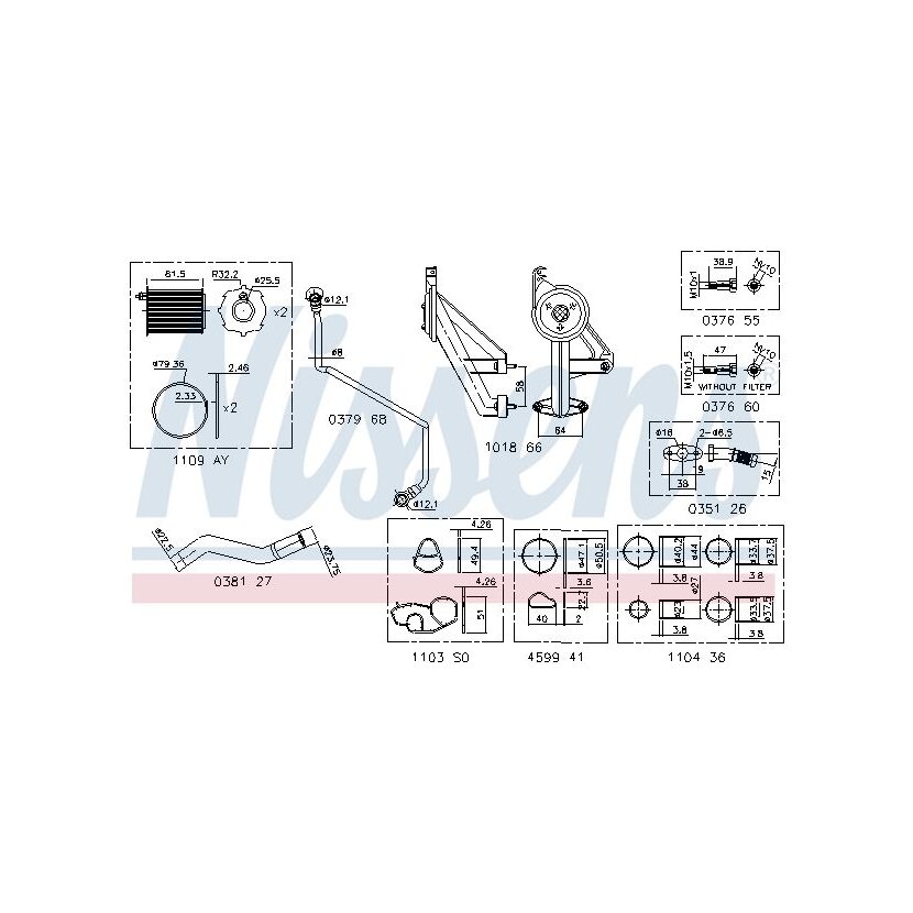 NISSENS Montagesatz, Lader 9300910