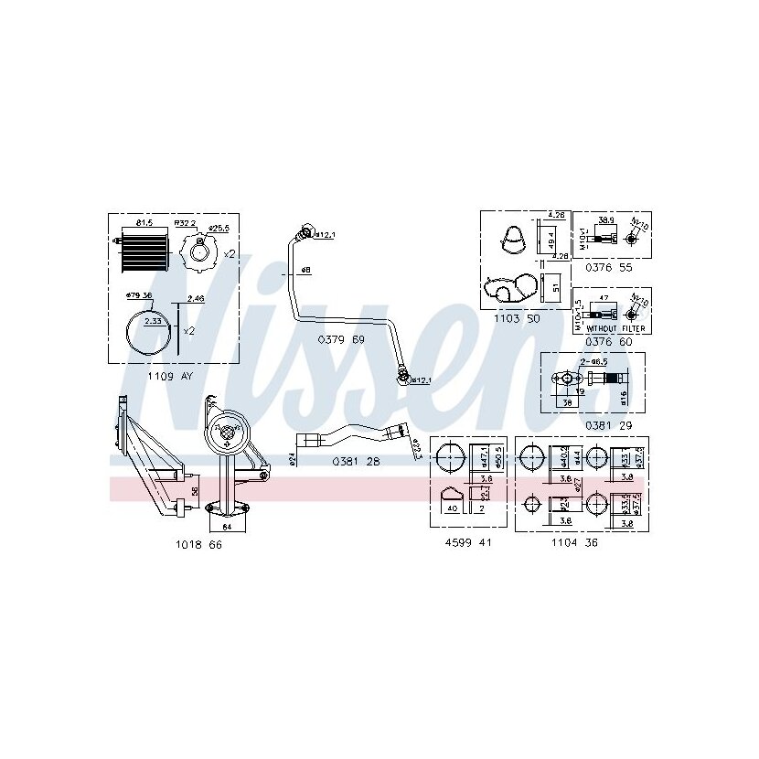 NISSENS Montagesatz, Lader 9300911