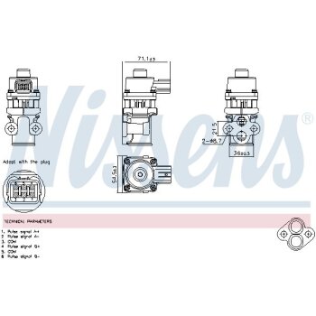 NISSENS AGR-Ventil 98368 für BP6F20300