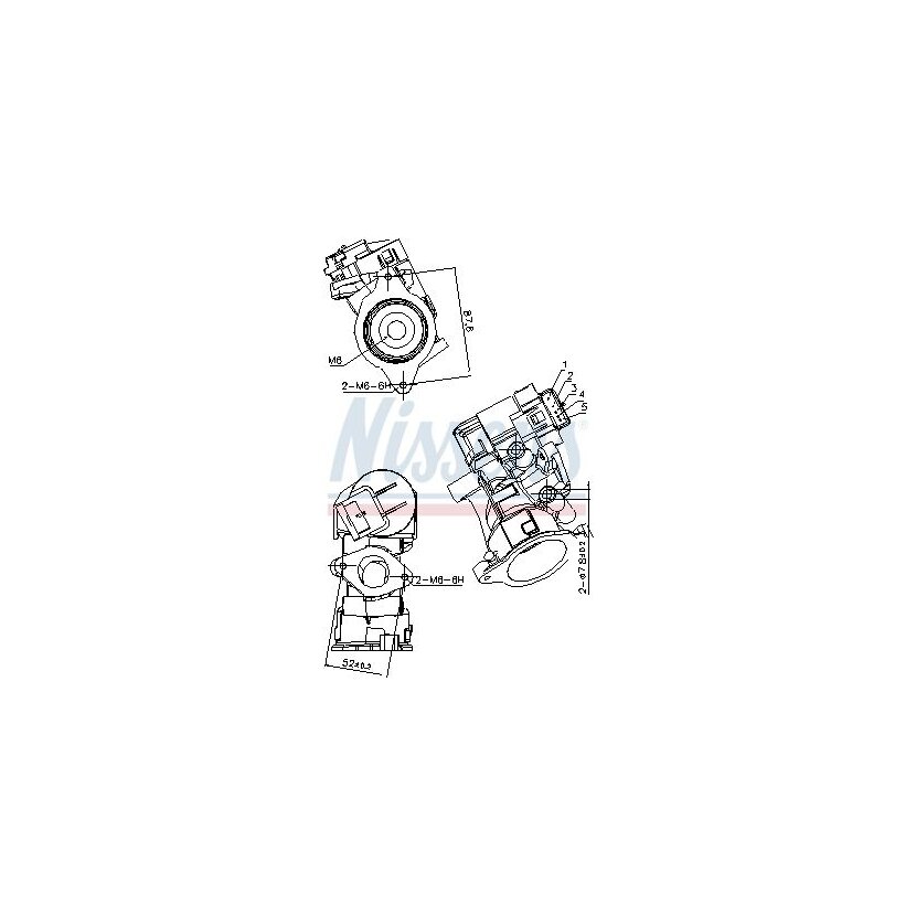 NISSENS AGR-Ventil 98181 für 71788525