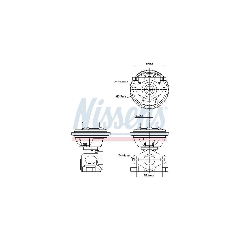 NISSENS AGR-Ventil 98477 für 2841027250