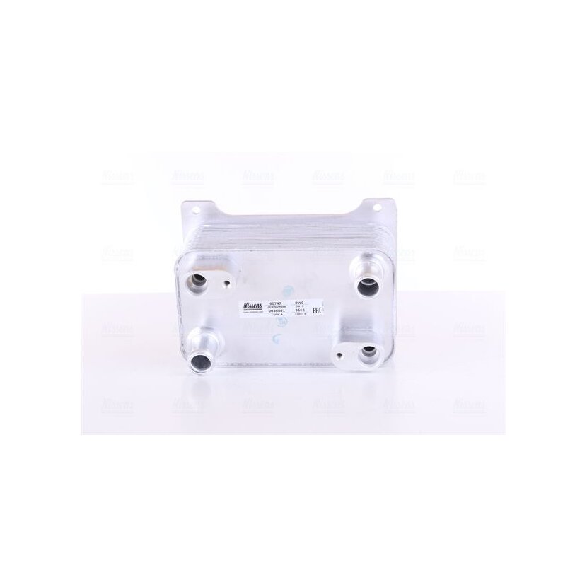 NISSENS Ölkühler, Automatikgetriebe 90747 für 4E0317021H