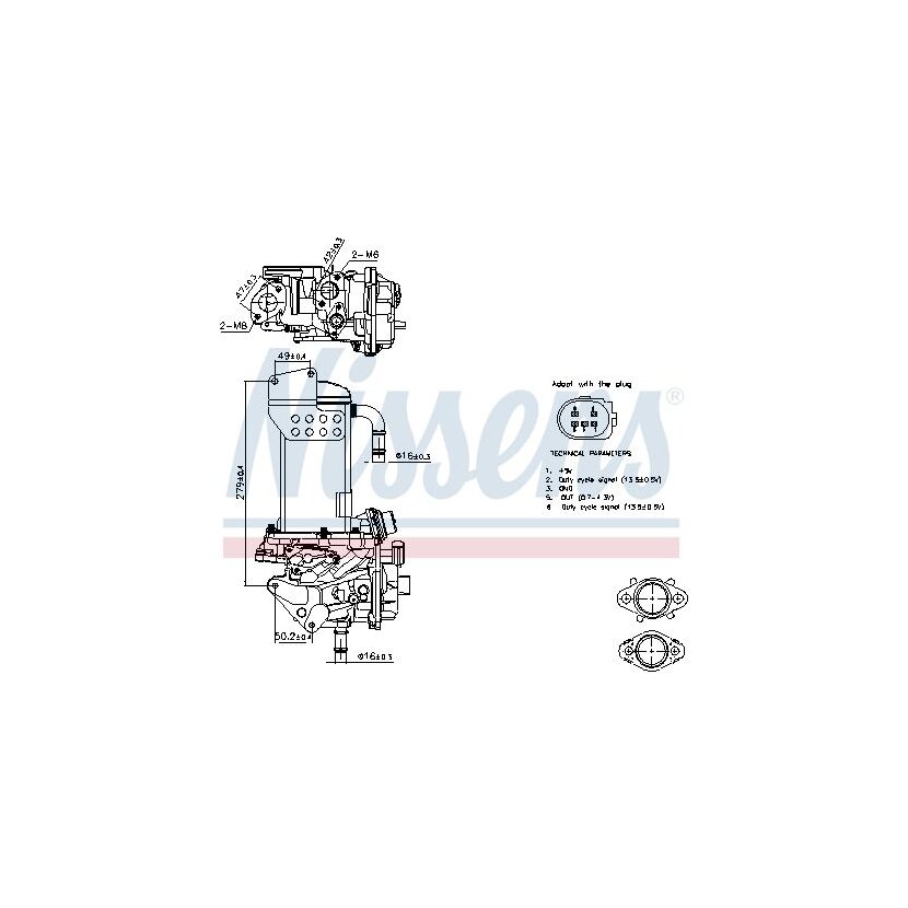 NISSENS AGR-Modul 98325 für 03L131512BG