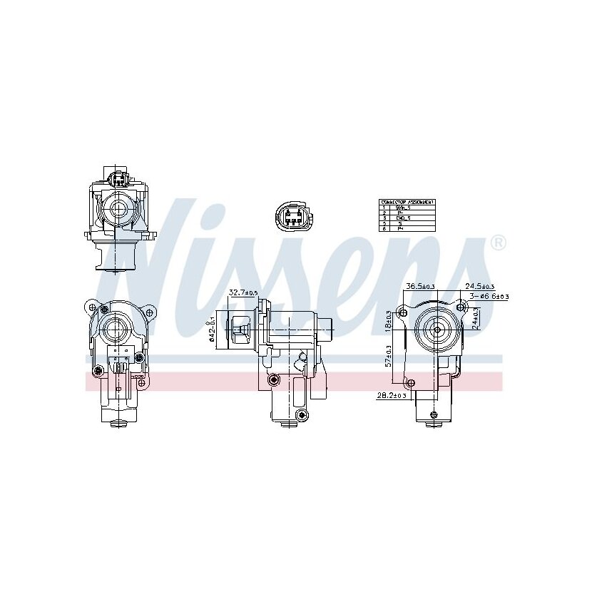 NISSENS AGR-Ventil 98552 für 03L131501