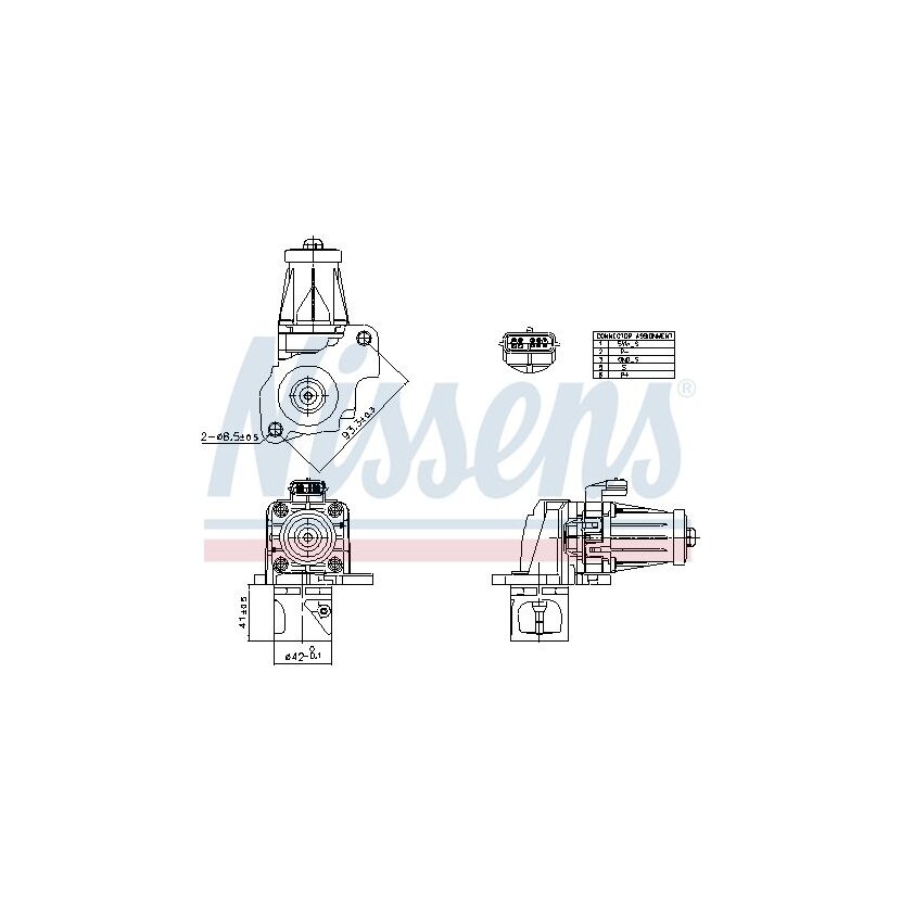 NISSENS AGR-Ventil 98405 für 6071400260