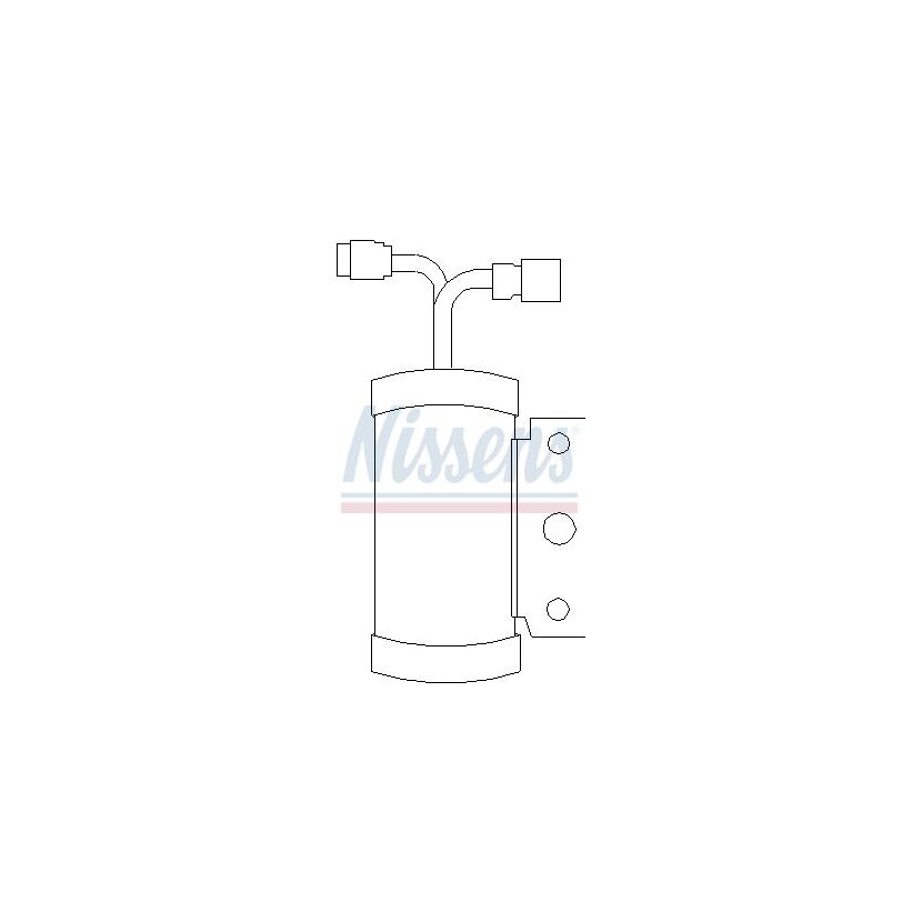 NISSENS Trockner, Klimaanlage 95075 für BR70-61-600