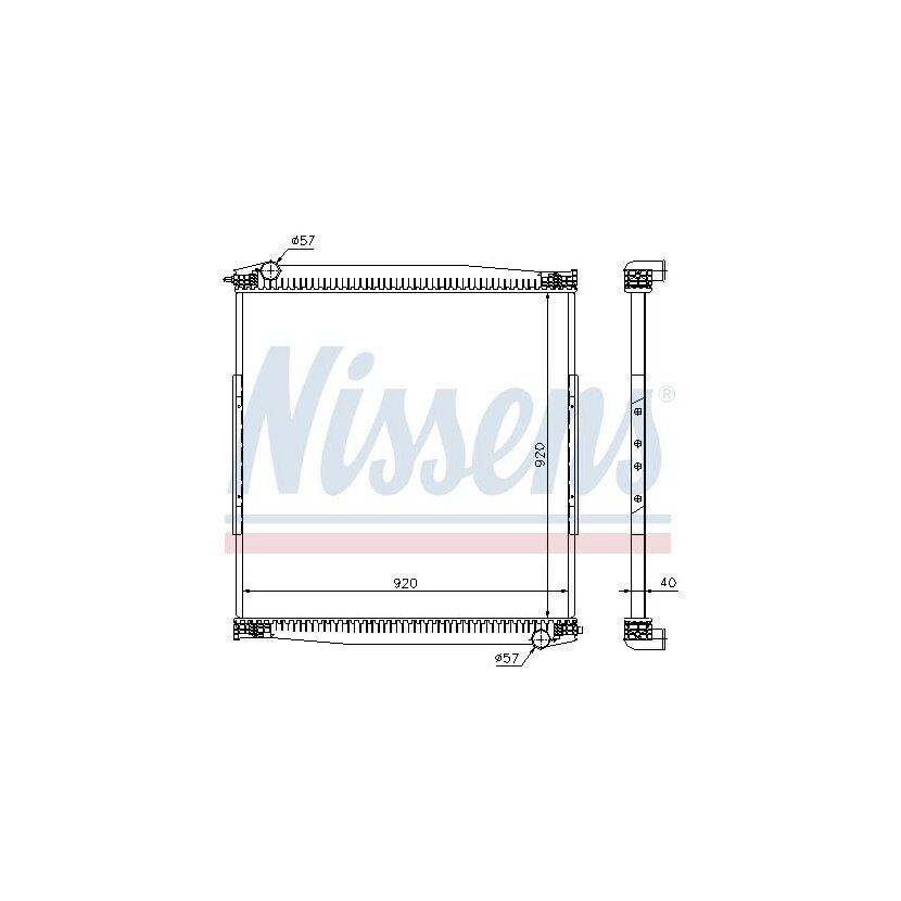 NISSENS Kühler, Motorkühlung 67282 für 11078079