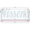 NISSENS Kondensator, Klimaanlage 94507 für 73210-AC020