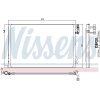 NISSENS Kondensator, Klimaanlage 94872 für 6.930.038