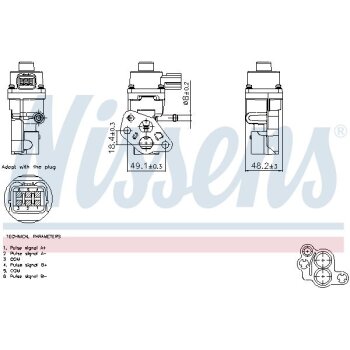 NISSENS AGR-Ventil 98365 für LFE220300