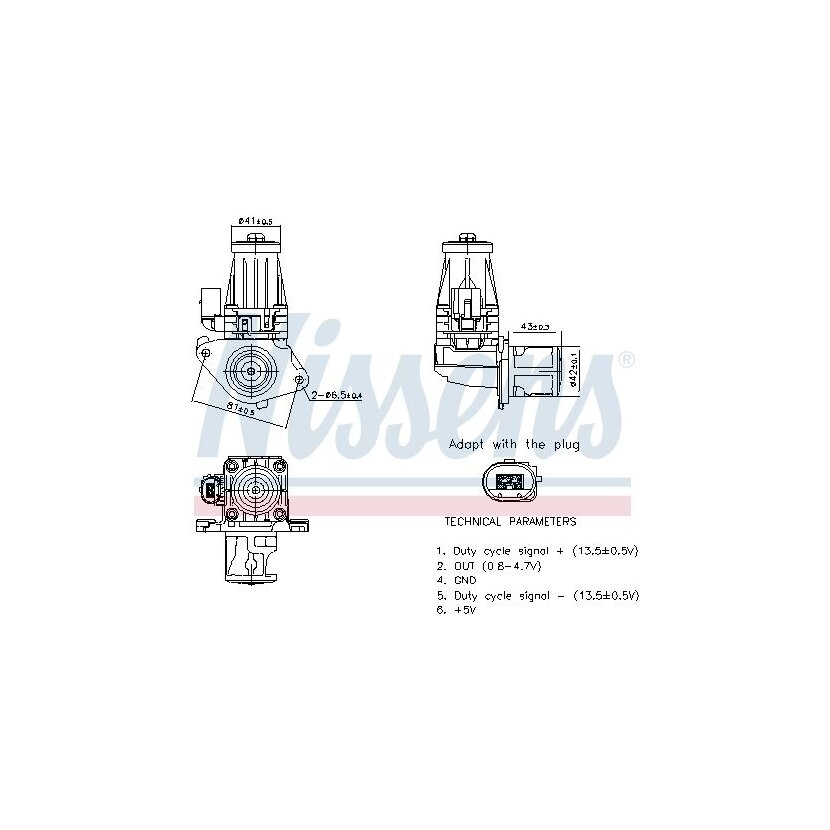 NISSENS AGR-Ventil 98377 für 55207921