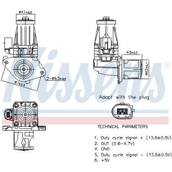 NISSENS AGR-Ventil 98377 für 55207921