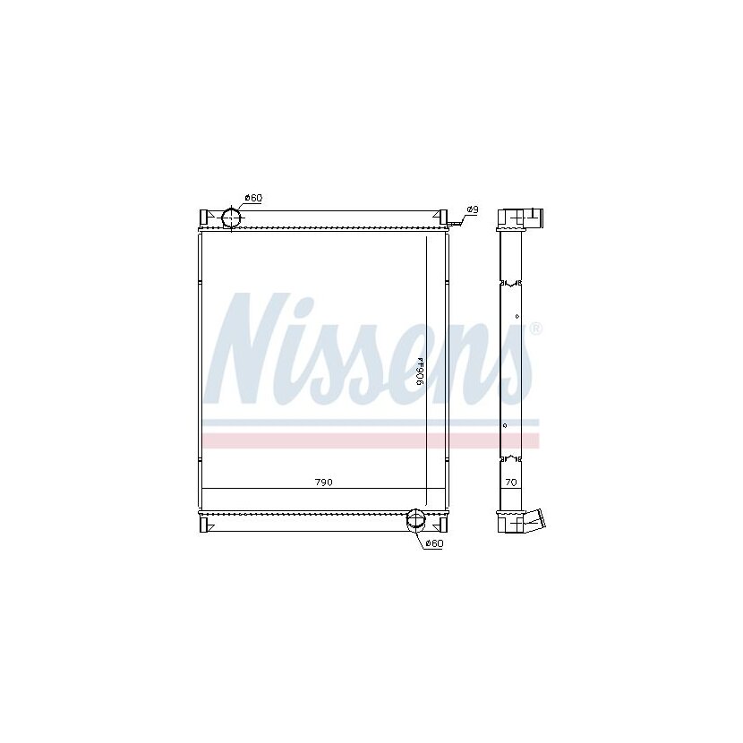 NISSENS Kühler, Motorkühlung 63444 für 2997808