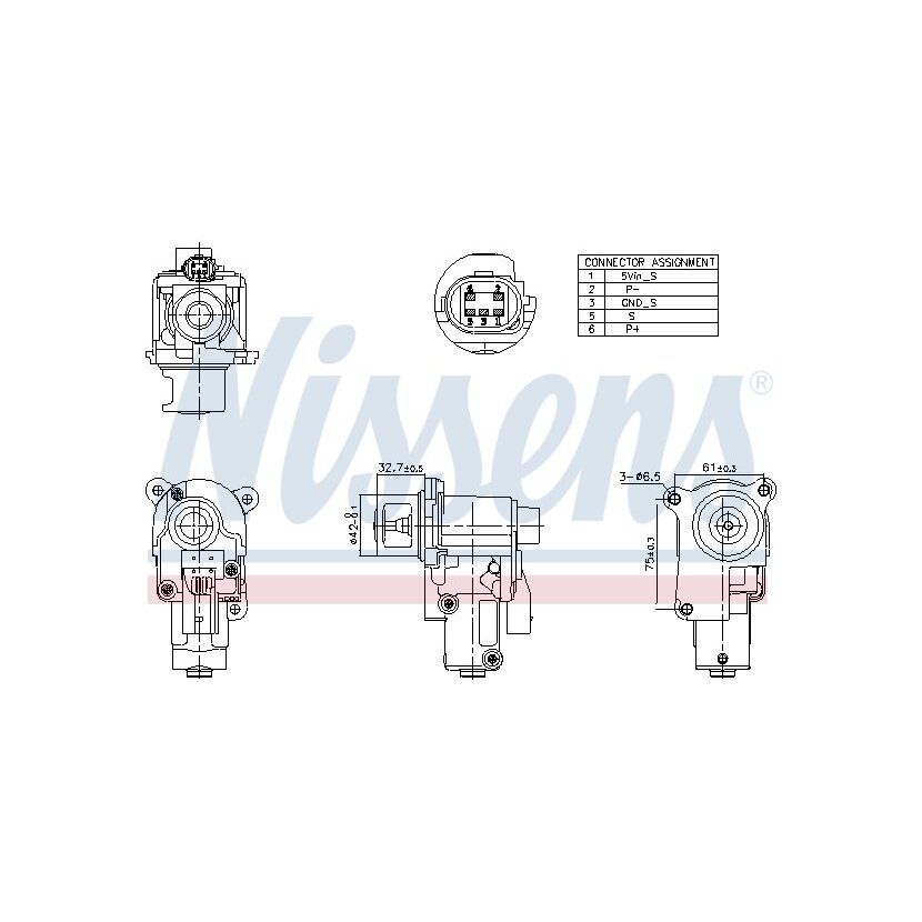 NISSENS AGR-Ventil 98174 für 03G131502