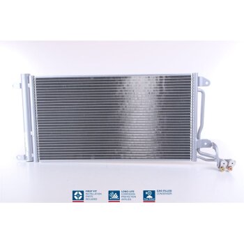 NISSENS Kondensator, Klimaanlage 940093 für 6C0816411A