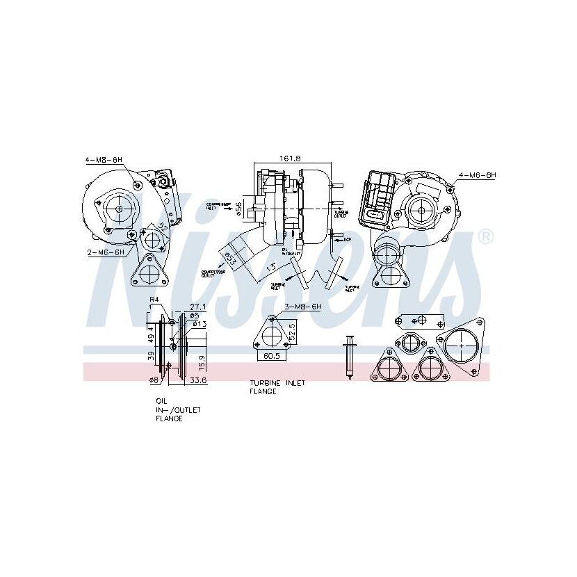 NISSENS Lader, Aufladung 93329 für 059145874C