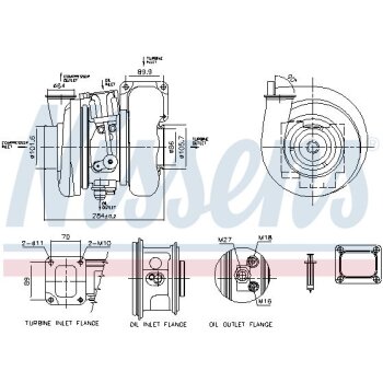 NISSENS Lader, Aufladung 93333 für 2996384