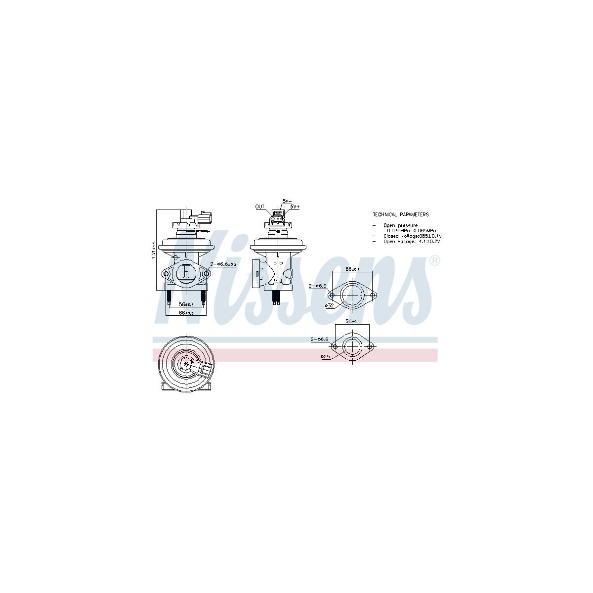NISSENS AGR-Ventil 98474 für 1120698