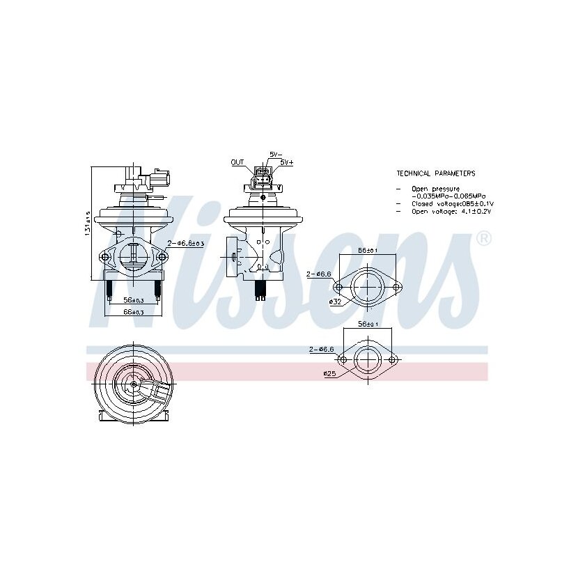 NISSENS AGR-Ventil 98474 für 1120698