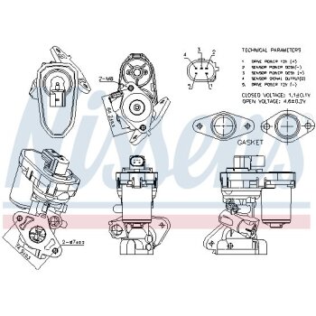 NISSENS AGR-Ventil 98151 für 71789686