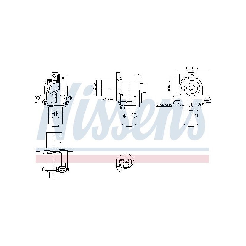 NISSENS AGR-Ventil 98183 für 1471000Q0E