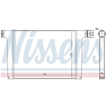 NISSENS Ladeluftkühler 97065 für 81061300220