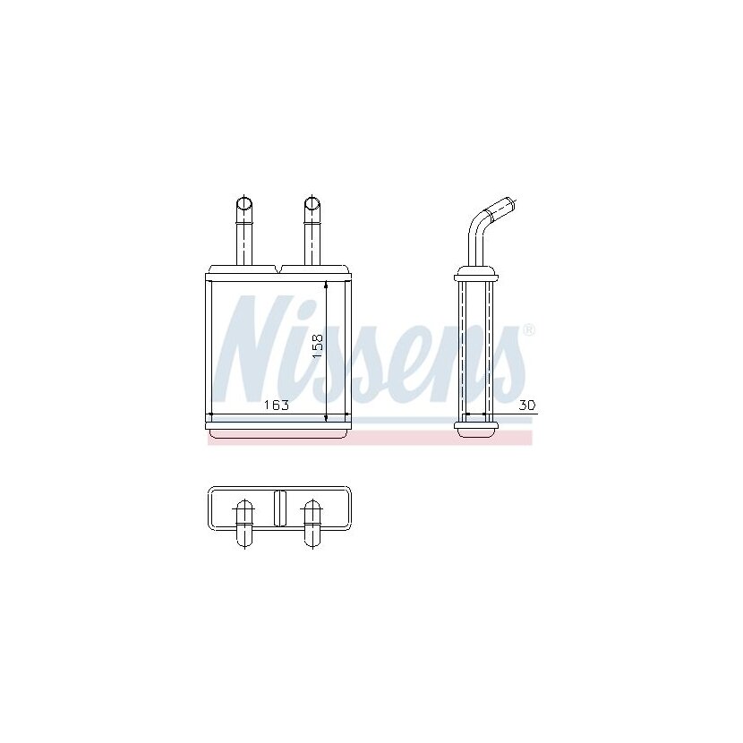 NISSENS Wärmetauscher, Innenraumheizung 77621 für 97214-22900