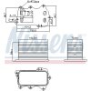 NISSENS Ölkühler, Motoröl 91359 für 11428583901