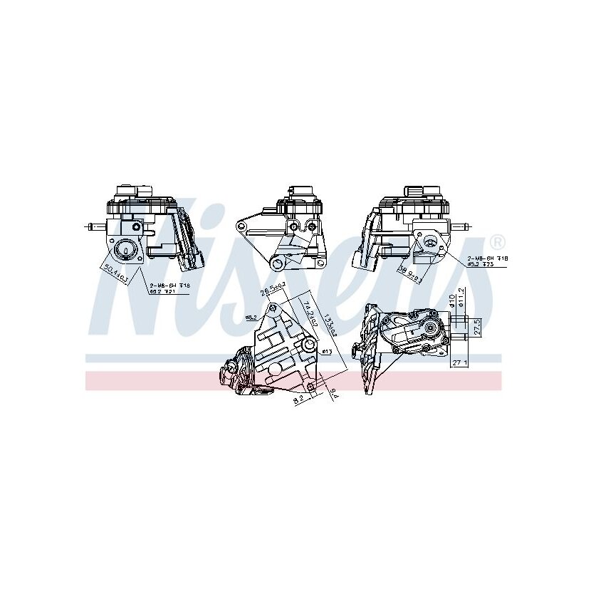 NISSENS AGR-Ventil 98348 für 06F131503A