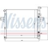 NISSENS Kühler, Motorkühlung 61010 für 52079425