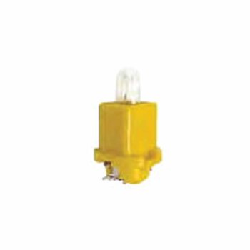 PHILIPS Glassockellampe 24V 1.2W gelb 24029 CP BAX8.5d/2