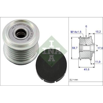 Schaeffler INA Generatorfreilauf 535 0031 10 - 535003110...