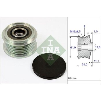 Schaeffler INA Generatorfreilauf 535 0022 10 - 535002210...