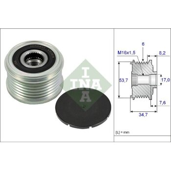 Schaeffler INA Generatorfreilauf 535 0224 10 - 535022410...