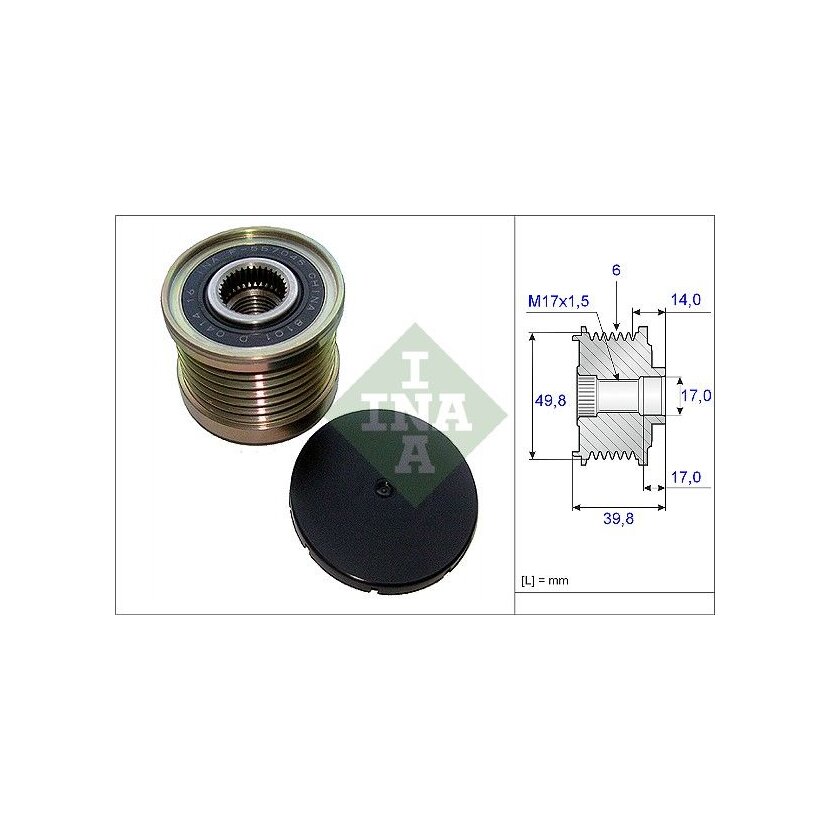 Schaeffler INA Generatorfreilauf 535 0146 10 - 535014610 für 23100-1FC1A