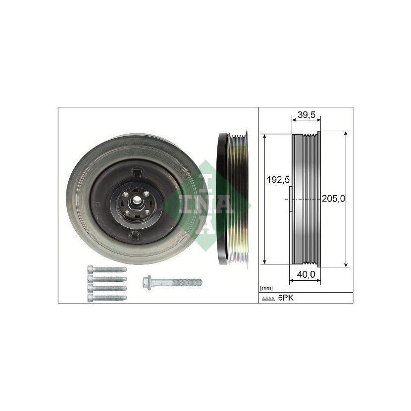Schaeffler INA Riemenscheibensatz, Kurbelwelle 544 0503 20 - 544050320 für 31401195