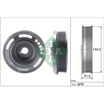 Schaeffler INA Riemenscheibe, Kurbelwelle 544 0168 10 -...
