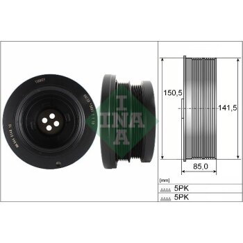 Schaeffler INA Riemenscheibe, Kurbelwelle 544 0148 10 -...