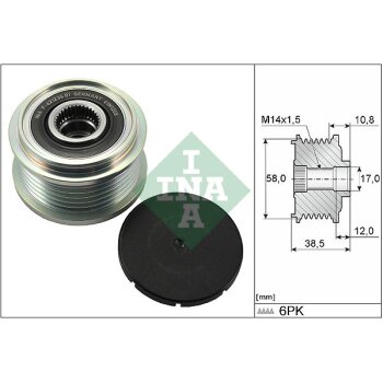 Schaeffler INA Generatorfreilauf 535 0303 10 - 535030310...