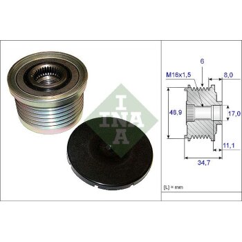 Schaeffler INA Generatorfreilauf 535 0088 10 - 535008810...