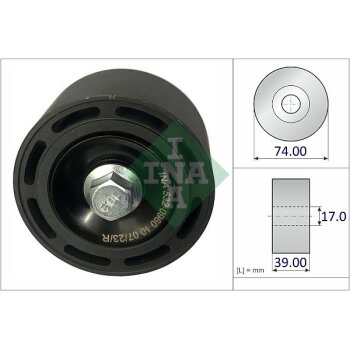 Schaeffler INA Umlenk-/Führungsrolle,...