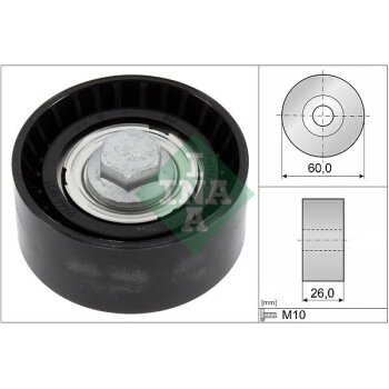 Schaeffler INA Umlenk-/Führungsrolle,...