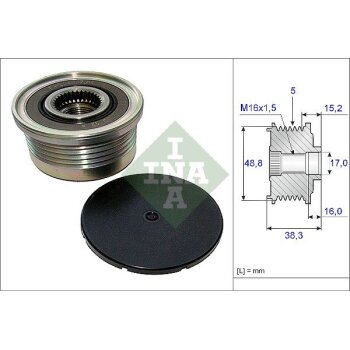 Schaeffler INA Generatorfreilauf 535 0048 10 - 535004810...