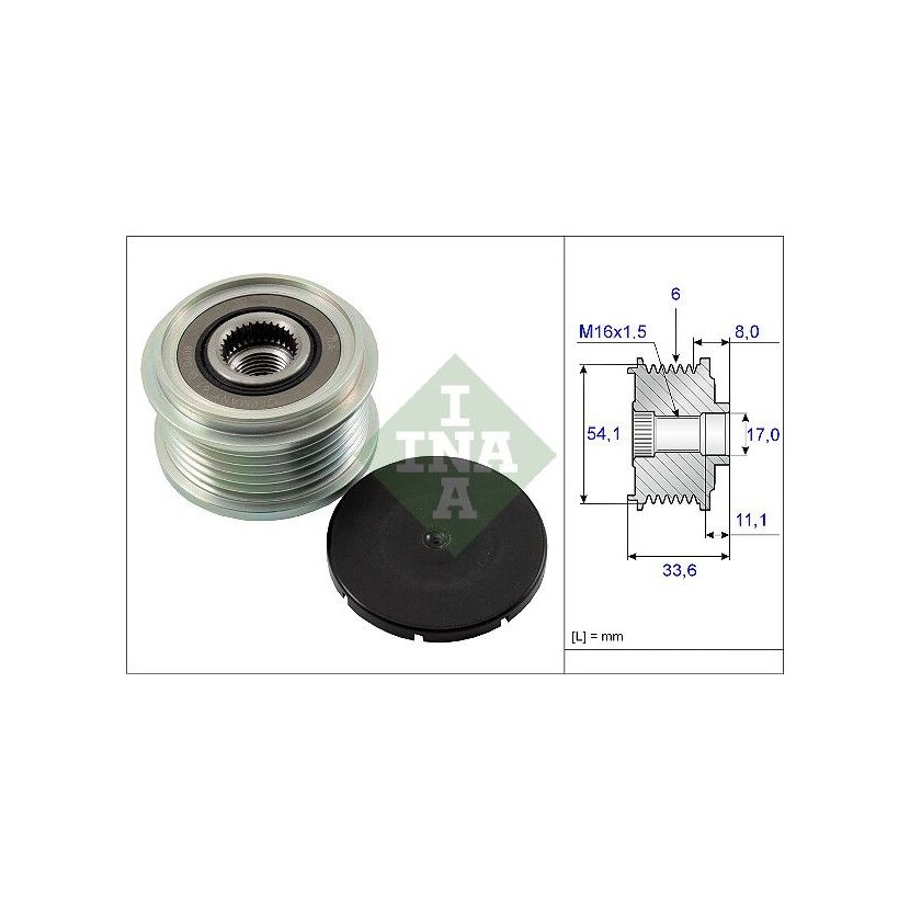 Schaeffler INA Generatorfreilauf 535 0059 10 - 535005910 für 12 31 7 794 970