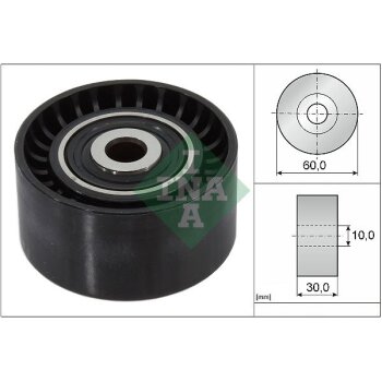 Schaeffler INA Umlenk-/Führungsrolle,...