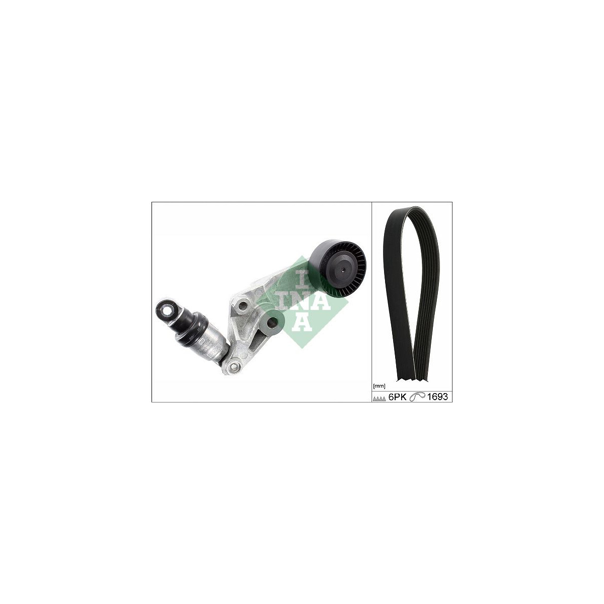 Schaeffler INA Keilrippenriemensatz 529 0473 10 - 529047310 für 16620-0D021