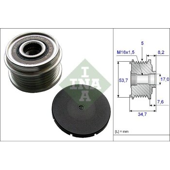 Schaeffler INA Generatorfreilauf 535 0211 10 - 535021110...